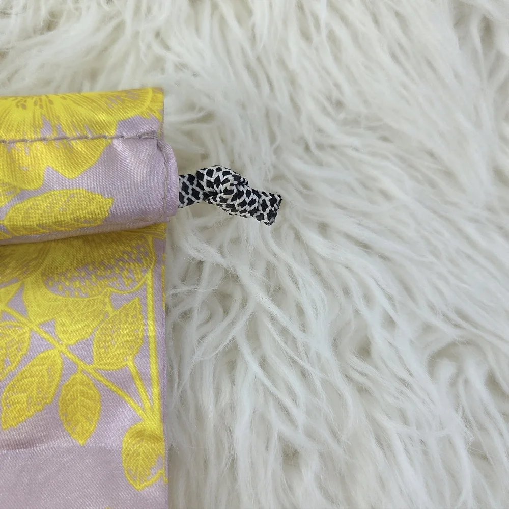 Ipsy Refreshments Glam Bag Medium Purple Floral Cosmetic Bag